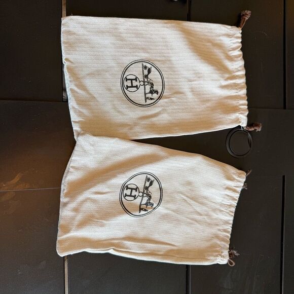 Hermes Cream and Brown Dust Bags - Picture 1 of 1